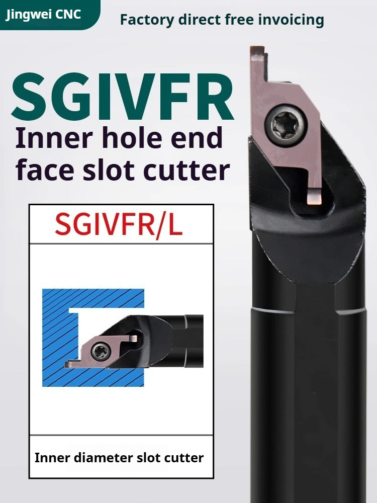 1010-Diameter End Face Bore Grooving Cutter Pole End Face Grooving Cutter SGIVFR16Q16 Circular Shallow Grooving Cutter VC1604R Inserts Shandong Denso Pricision Tools Co.,Ltd.