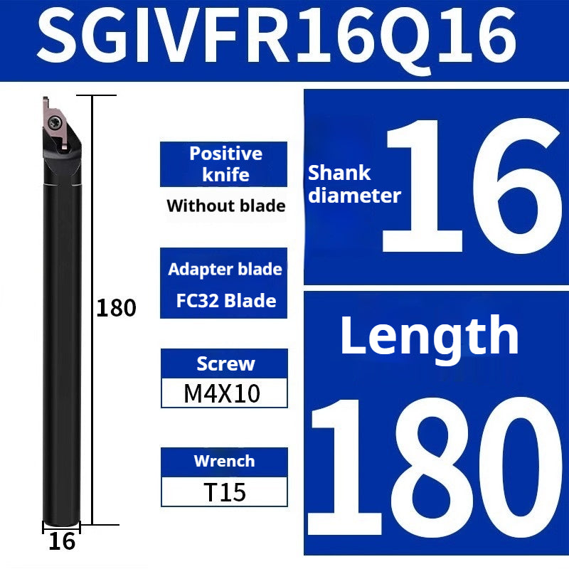 1010-Diameter End Face Bore Grooving Cutter Pole End Face Grooving Cutter SGIVFR16Q16 Circular Shallow Grooving Cutter VC1604R Inserts Shandong Denso Pricision Tools Co.,Ltd.