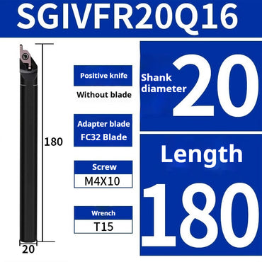 1010-Diameter End Face Bore Grooving Cutter Pole End Face Grooving Cutter SGIVFR16Q16 Circular Shallow Grooving Cutter VC1604R Inserts Shandong Denso Pricision Tools Co.,Ltd.