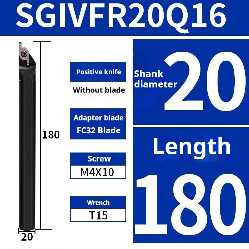 1010-Diameter End Face Bore Grooving Cutter Pole End Face Grooving Cutter SGIVFR16Q16 Circular Shallow Grooving Cutter VC1604R Inserts Shandong Denso Pricision Tools Co.,Ltd.