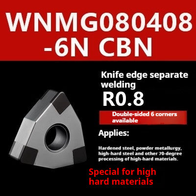 1038-Diamond CBN Cubic Boron Nitride Superhard CNC Inserts TNMG/WNMG Hardened Steel High-Hardness Steel Specialized Inserts Shandong Denso Pricision Tools Co.,Ltd.