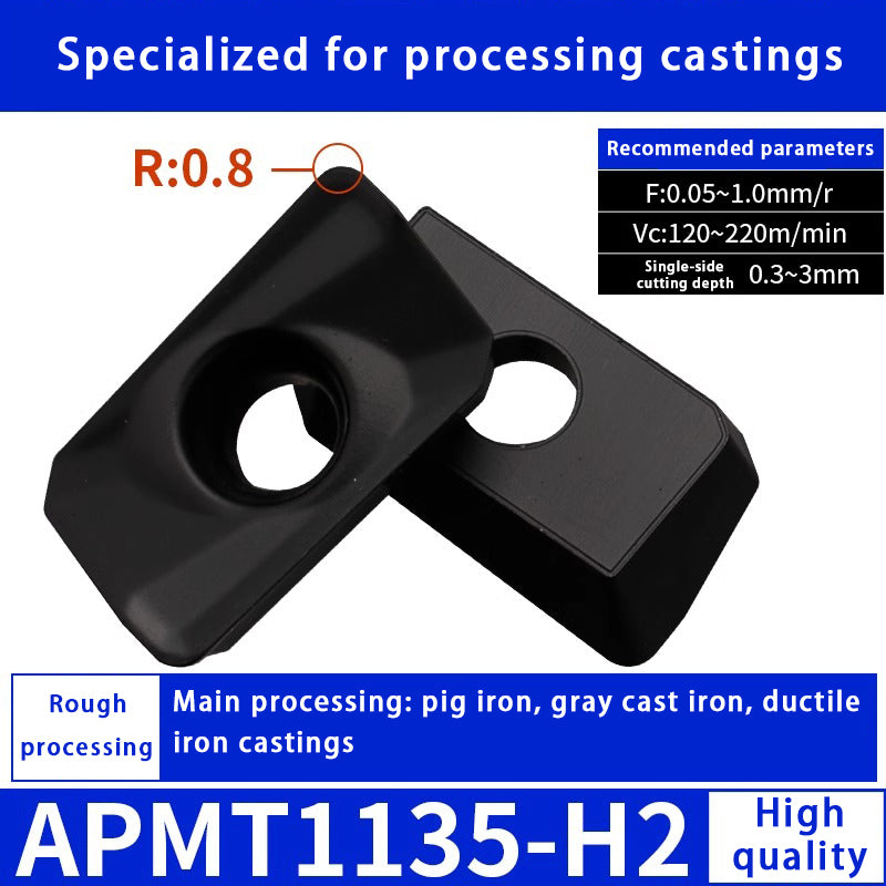 140-CNC milling blade APM T1135 stainless steel special alloy blade Shandong Denso Pricision Tools Co.,Ltd.