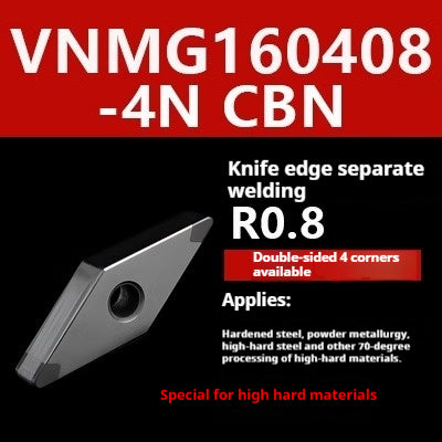 1038-Diamond CBN Cubic Boron Nitride Superhard CNC Inserts TNMG/WNMG Hardened Steel High-Hardness Steel Specialized Inserts Shandong Denso Pricision Tools Co.,Ltd.