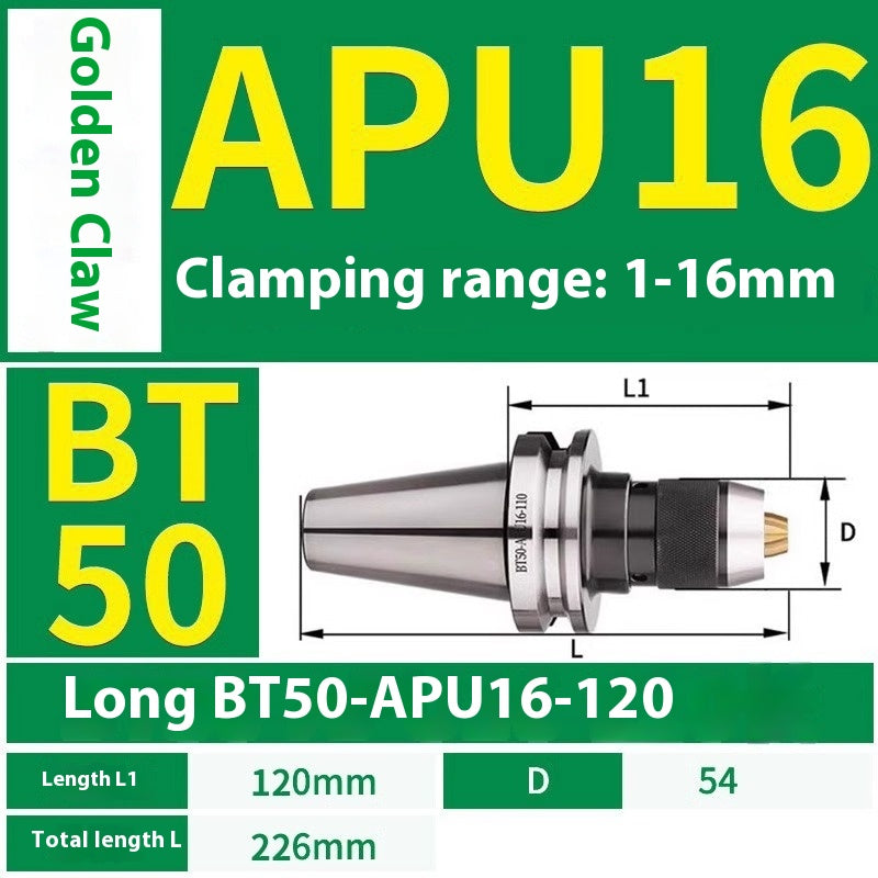 1077-APU one-piece self-tightening drill chuck BT30/BT40/BT50-APU08/13/16 drill bits straight shank milling cutter bits Shandong Denso Pricision Tools Co.,Ltd.