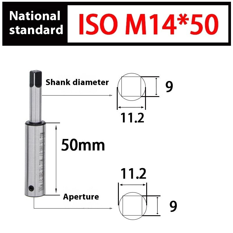 2090-Tapping extension rod Tapping extension rod Tapping extension rod Tapping national standard Japanese standard M3 M4M5M68 adapter deep hole tapping Shandong Denso Pricision Tools Co.,Ltd.
