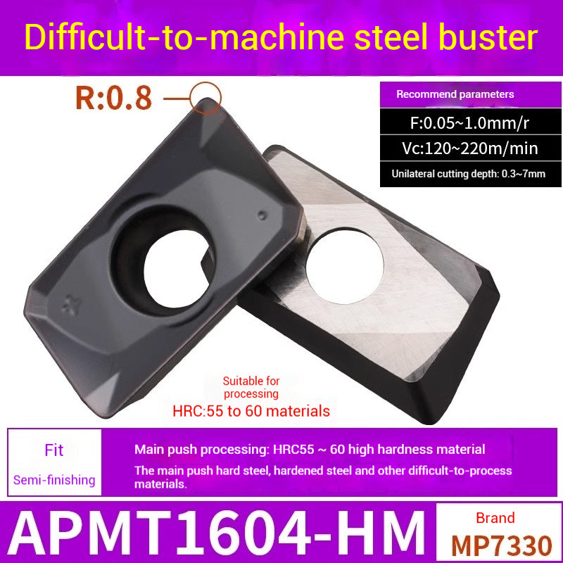 1025-CNC Milling Inserts APMT1135 Milling Blade 1604 Milling Head for Aluminum Alloy R0.8 Coated Rough Milling Machine Tool Pellets Shandong Denso Pricision Tools Co.,Ltd.