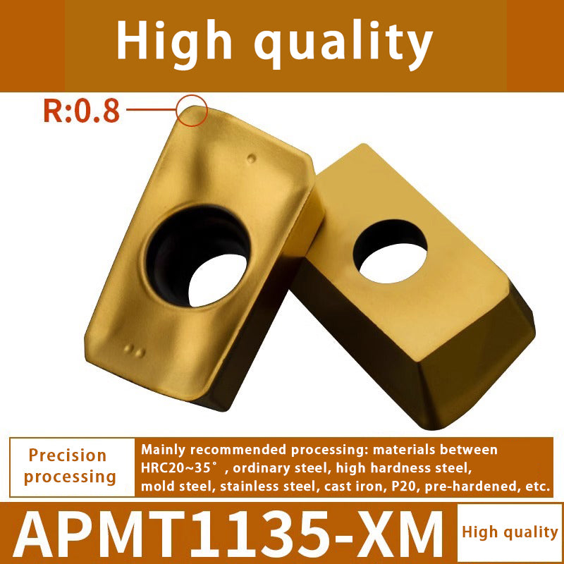 140-CNC milling blade APM T1135 stainless steel special alloy blade Shandong Denso Pricision Tools Co.,Ltd.