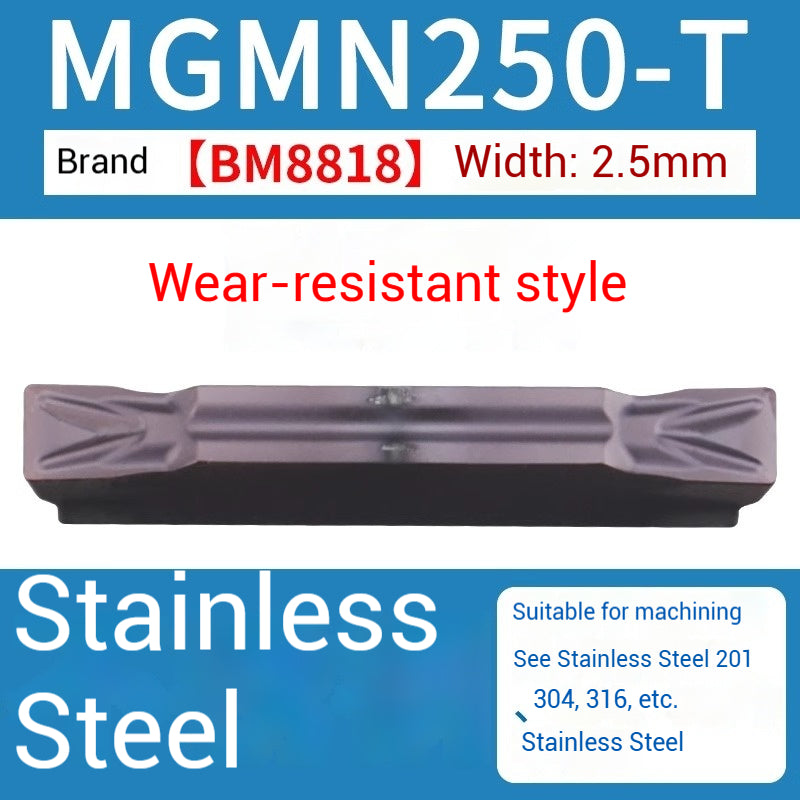 1031-CNC grooving cut-off inserts lathe end face clamp cutter grain mgmn300-m steel parts stainless steel cutter head Shandong Denso Pricision Tools Co.,Ltd.