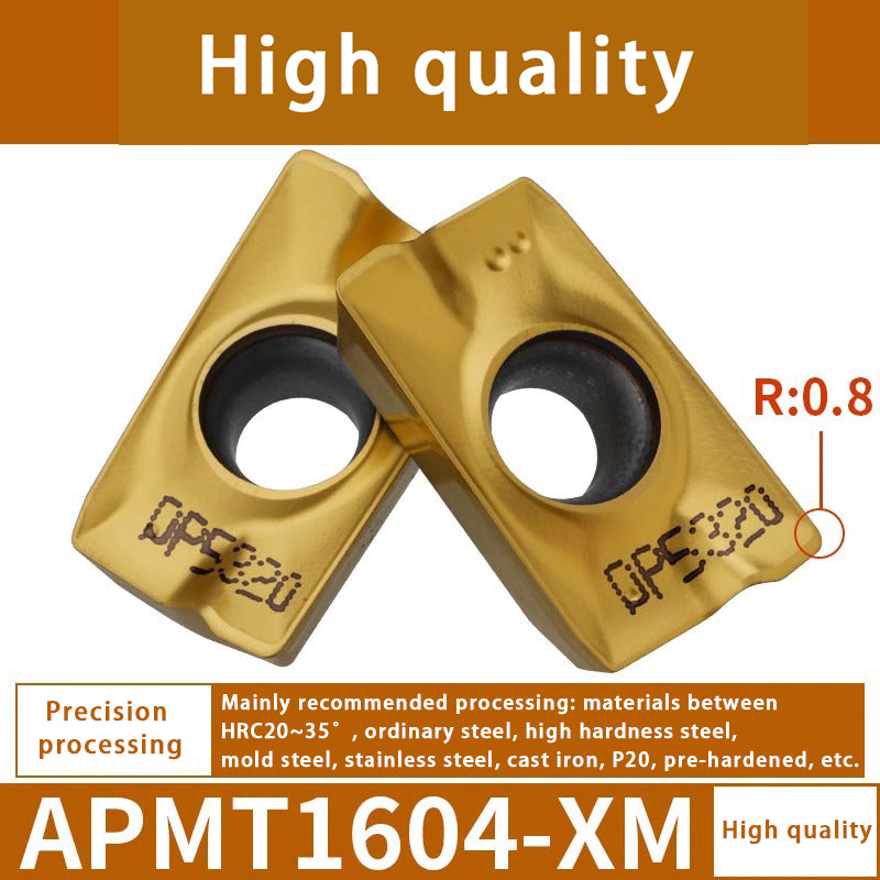 140-CNC milling blade APM T1135 stainless steel special alloy blade Shandong Denso Pricision Tools Co.,Ltd.