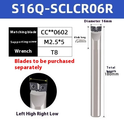 2133-Double-head CNC turning tool holder MW08/MC12 lathe 95 degree outer circle inner hole machine clamps double-head horn inner hole tool holder Shandong Denso Pricision Tools Co.,Ltd.