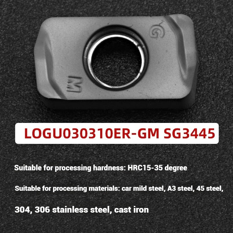 1052-MFH03R double-sided fast feed milling cutter bar KYOCERA LOGU030310 milling cutter bar high speed open coarse end milling cutter bar Shandong Denso Pricision Tools Co.,Ltd.
