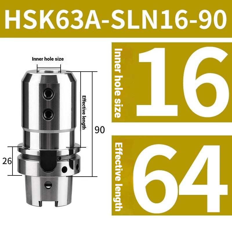 1081-HSK63A-SLN25 32 Side-fixed high-speed toolholder U-drill CNC toolholder High-precision balanced toolholder Shandong Denso Pricision Tools Co.,Ltd.