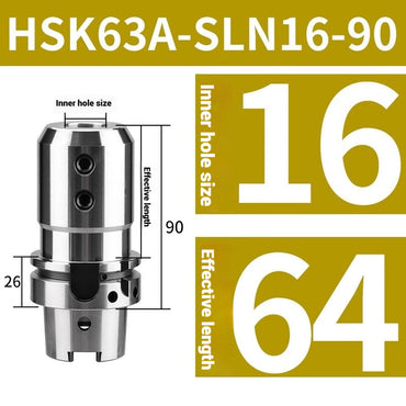 1081-HSK63A-SLN25 32 Side-fixed high-speed toolholder U-drill CNC toolholder High-precision balanced toolholder Shandong Denso Pricision Tools Co.,Ltd.