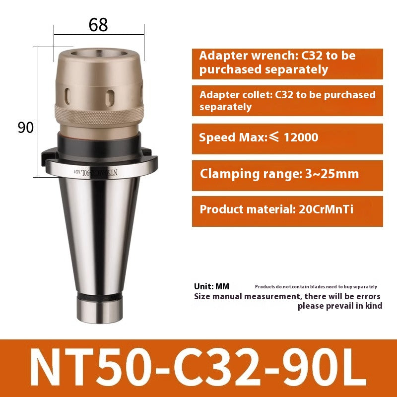 2098-Power Chuck MT4/MT5/NT30/NT40/NT50-C32 Milling Machine Straight Milling Cutter clamps Power Collet Cutter Shandong Denso Pricision Tools Co.,Ltd.