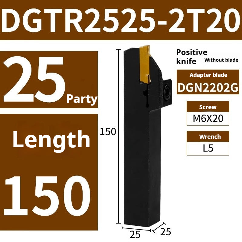 1012-CNC external grooving toolholder DGTR DGTL1616/2020/2525-2T18/3T20/2T20/22 Shandong Denso Pricision Tools Co.,Ltd.