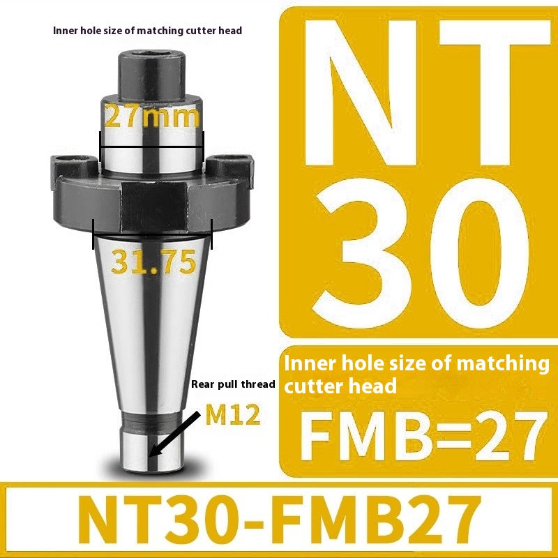 2091-Milling machine spindle shank NT milling shank face milling cutter head shank NT30-7: 24-22/27/32/40 shank Shandong Denso Pricision Tools Co.,Ltd.