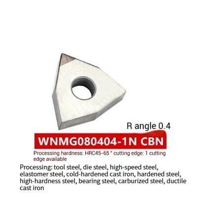 1038-Diamond CBN Cubic Boron Nitride Superhard CNC Inserts TNMG/WNMG Hardened Steel High-Hardness Steel Specialized Inserts Shandong Denso Pricision Tools Co.,Ltd.