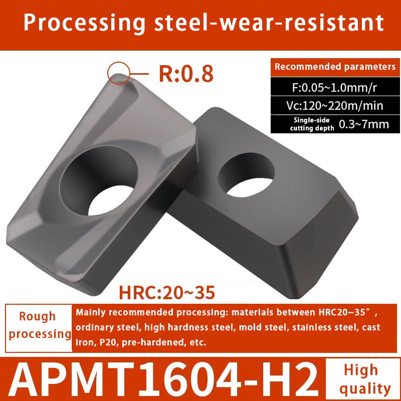 140-CNC milling blade APM T1135 stainless steel special alloy blade Shandong Denso Pricision Tools Co.,Ltd.