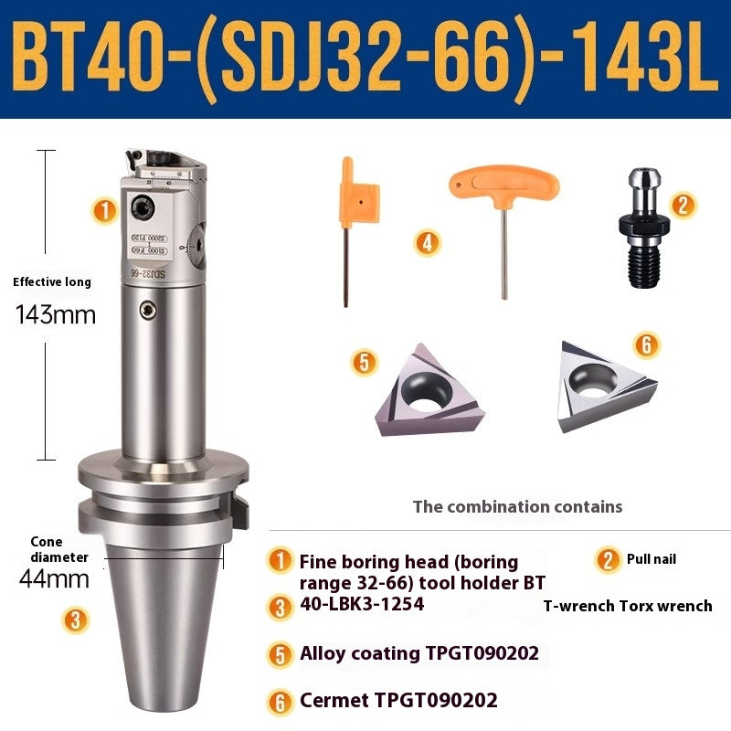 1071-SDJ Fine Boring Tools Fine Boring Heads Adjustable BT40 Fine Boring Tools Set Machining Center Small Bore Fine Boring Tools Shandong Denso Pricision Tools Co.,Ltd.