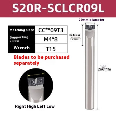 2133-Double-head CNC turning tool holder MW08/MC12 lathe 95 degree outer circle inner hole machine clamps double-head horn inner hole tool holder Shandong Denso Pricision Tools Co.,Ltd.