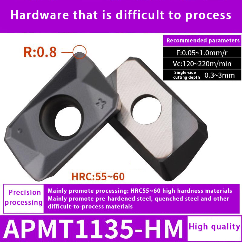 140-CNC milling blade APM T1135 stainless steel special alloy blade Shandong Denso Pricision Tools Co.,Ltd.