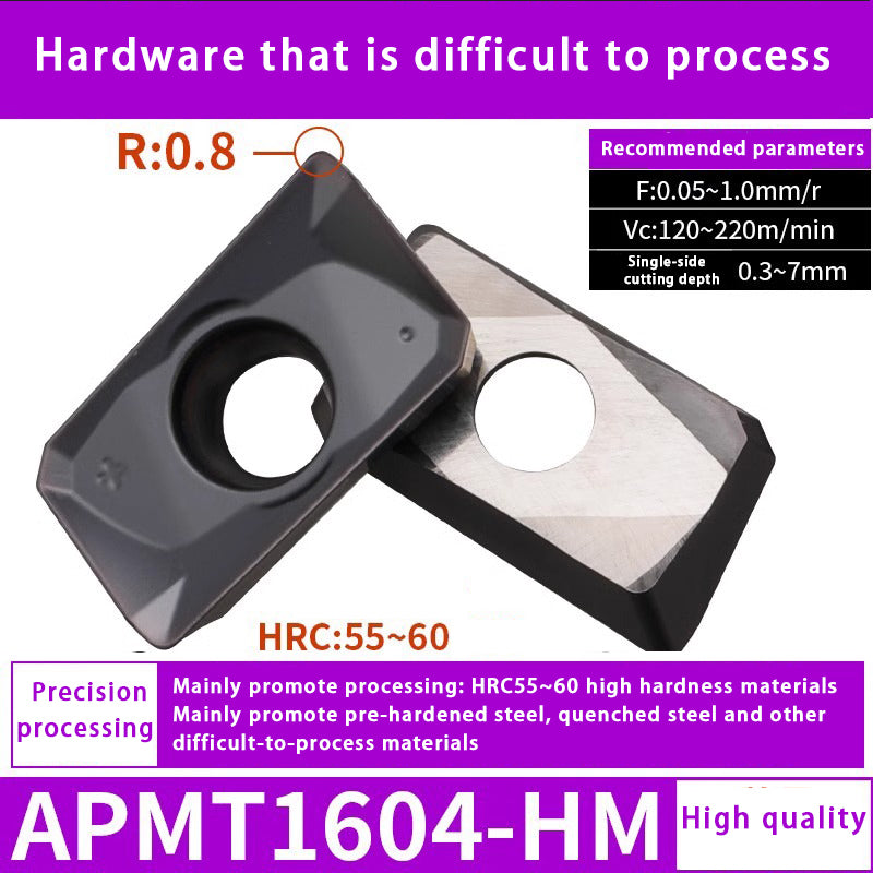 140-CNC milling blade APM T1135 stainless steel special alloy blade Shandong Denso Pricision Tools Co.,Ltd.