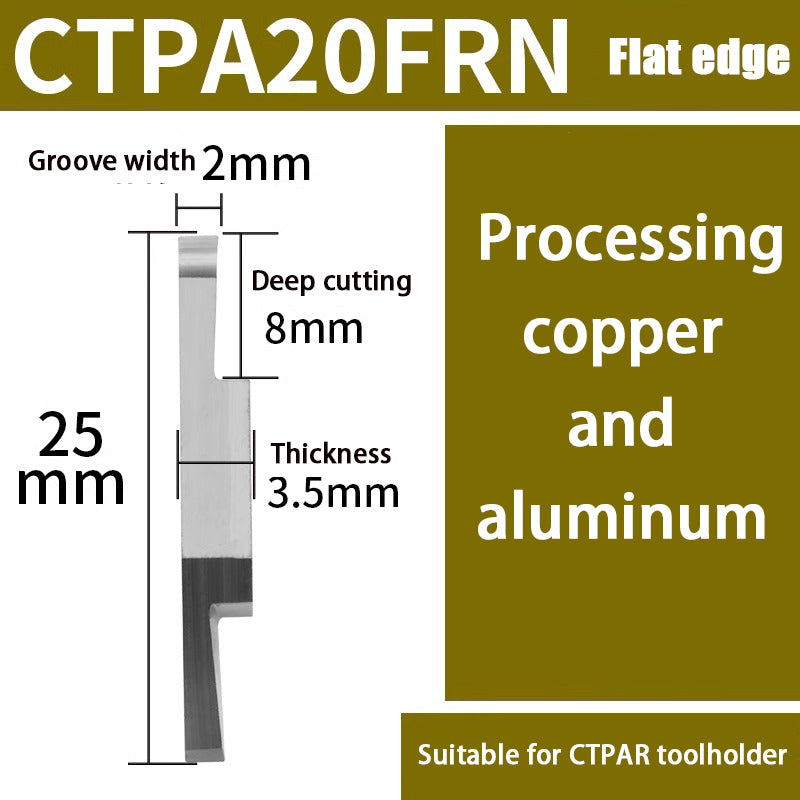 98-CTPA15FRN Swiss CNC Machine Blade Flat Bevel Groove Cutting Tool Shandong Denso Pricision Tools Co.,Ltd.
