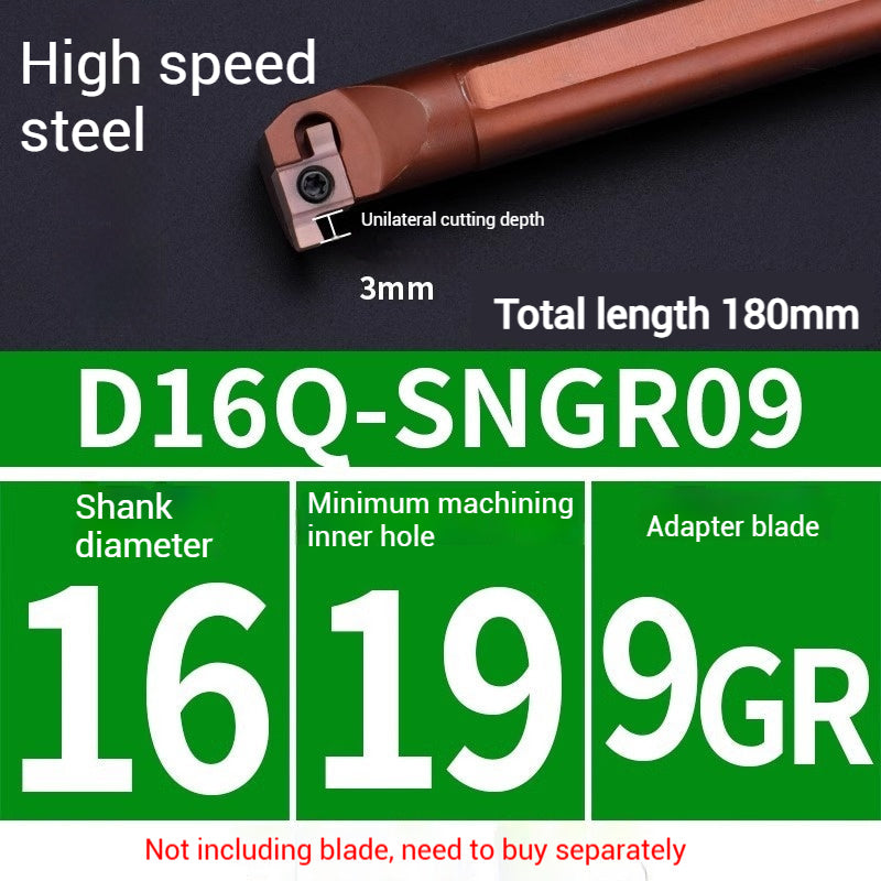 1020-Bore groove cutter small hole internal groove cutter grain deepening groove small bore cutter CNC cutter comma blade digging groove cutter bar Shandong Denso Pricision Tools Co.,Ltd.