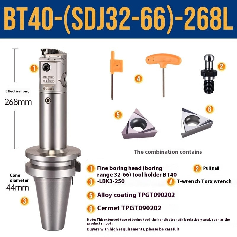 1071-SDJ Fine Boring Tools Fine Boring Heads Adjustable BT40 Fine Boring Tools Set Machining Center Small Bore Fine Boring Tools Shandong Denso Pricision Tools Co.,Ltd.