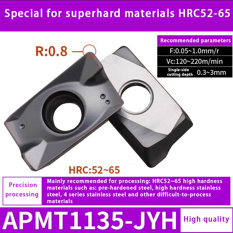 140-CNC milling blade APM T1135 stainless steel special alloy blade Shandong Denso Pricision Tools Co.,Ltd.