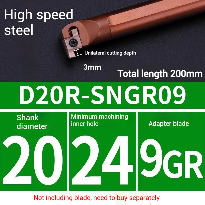 1020-Bore groove cutter small hole internal groove cutter grain deepening groove small bore cutter CNC cutter comma blade digging groove cutter bar Shandong Denso Pricision Tools Co.,Ltd.