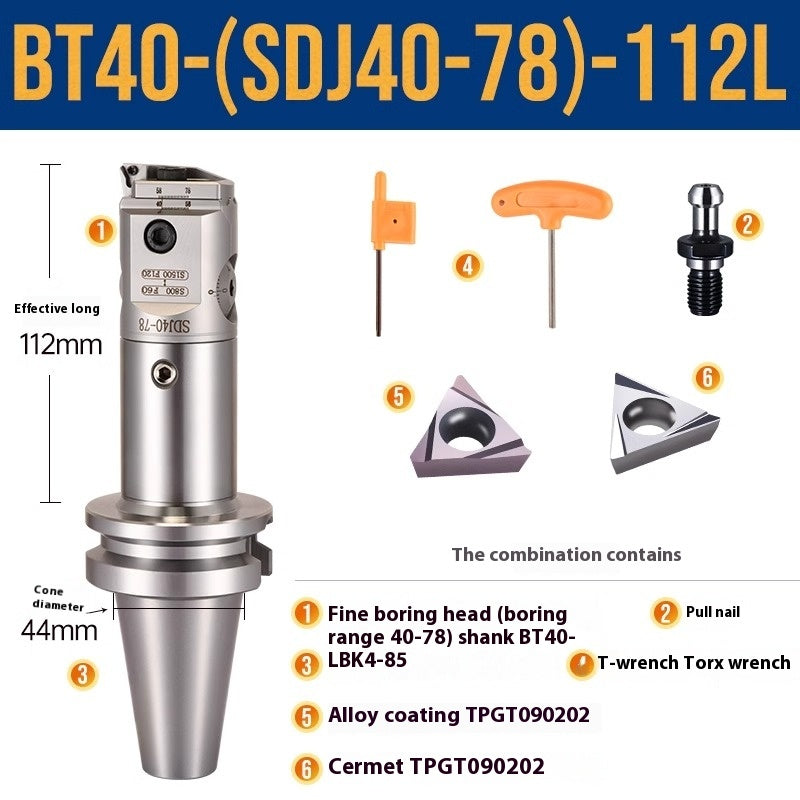 1071-SDJ Fine Boring Tools Fine Boring Heads Adjustable BT40 Fine Boring Tools Set Machining Center Small Bore Fine Boring Tools Shandong Denso Pricision Tools Co.,Ltd.