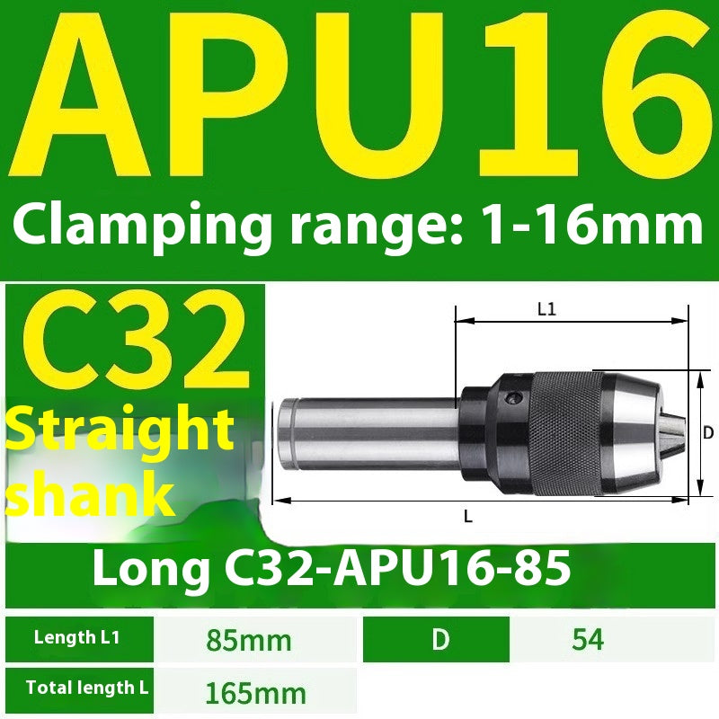 1077-APU one-piece self-tightening drill chuck BT30/BT40/BT50-APU08/13/16 drill bits straight shank milling cutter bits Shandong Denso Pricision Tools Co.,Ltd.