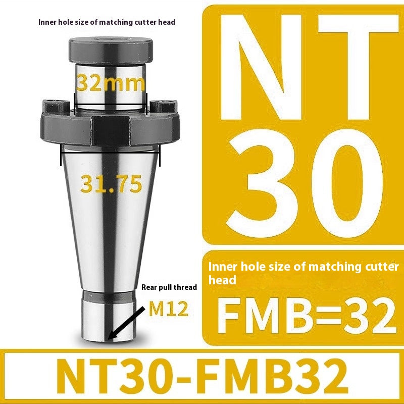 2091-Milling machine spindle shank NT milling shank face milling cutter head shank NT30-7: 24-22/27/32/40 shank Shandong Denso Pricision Tools Co.,Ltd.