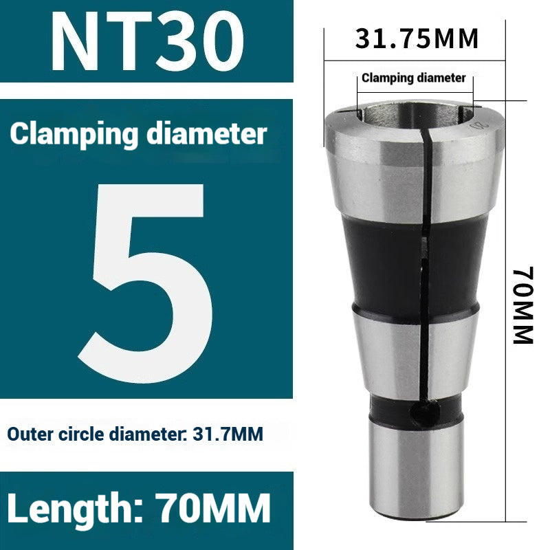 1065-NT30 milling cutter collet 7:24-NT30 milling machine milling cutter chuck threaded 12m straight shank collets