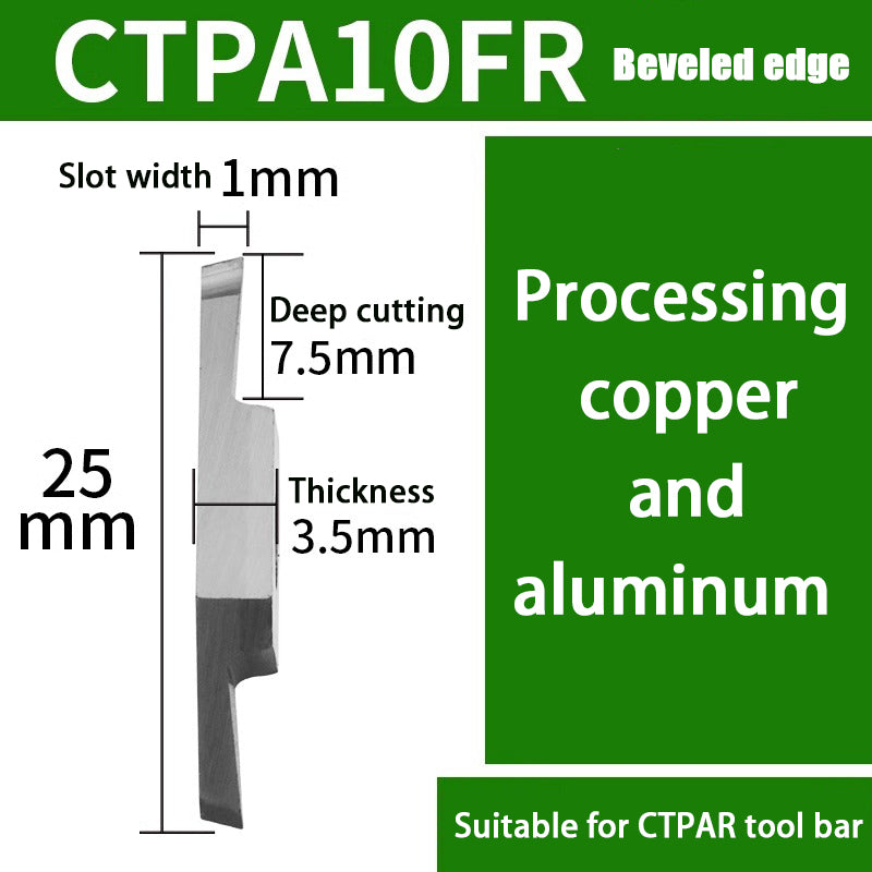 98-CTPA15FRN Swiss CNC Machine Blade Flat Bevel Groove Cutting Tool Shandong Denso Pricision Tools Co.,Ltd.