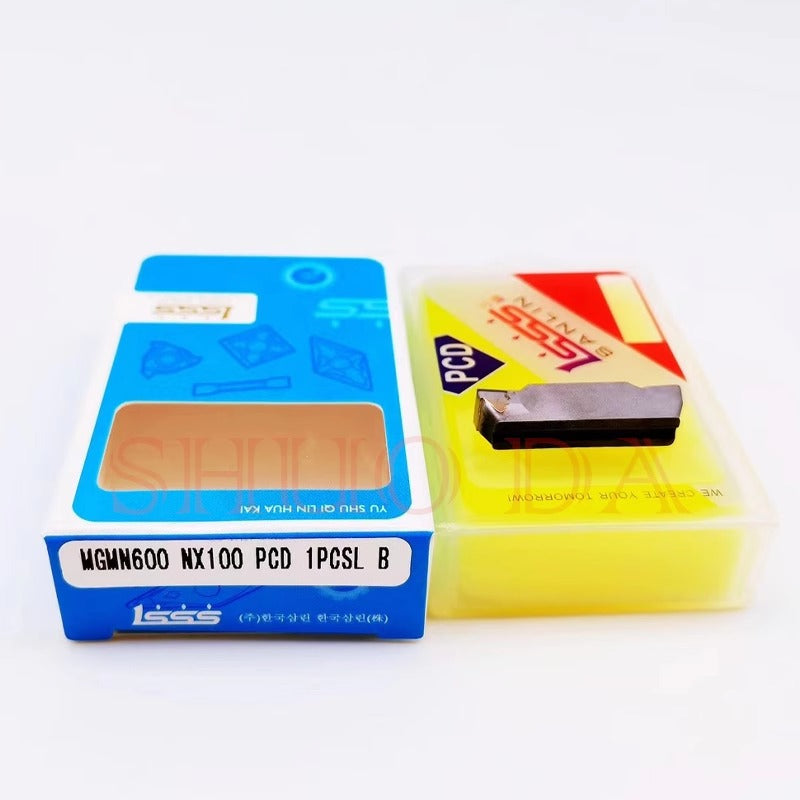 1034-Korea imported diamond cut-off groove blade diamond blade MGMN/MRMN200 300 PCD gemstone cutter grain Shandong Denso Pricision Tools Co.,Ltd.