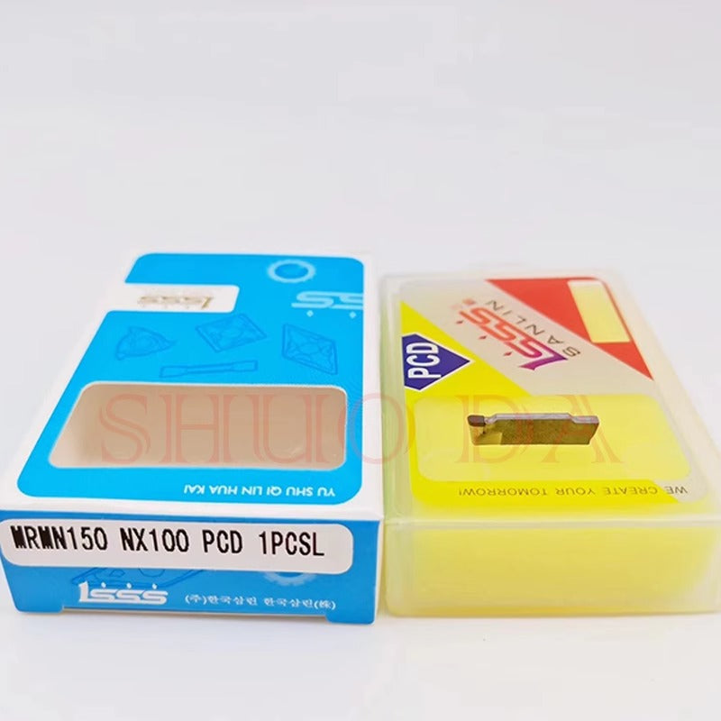 1034-Korea imported diamond cut-off groove blade diamond blade MGMN/MRMN200 300 PCD gemstone cutter grain Shandong Denso Pricision Tools Co.,Ltd.