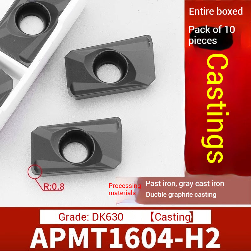 1026-CNC milling inserts APMT1135 carbide 1604 milling inserts fast feed R0.8 coated rough milling cutter grains Shandong Denso Pricision Tools Co.,Ltd.