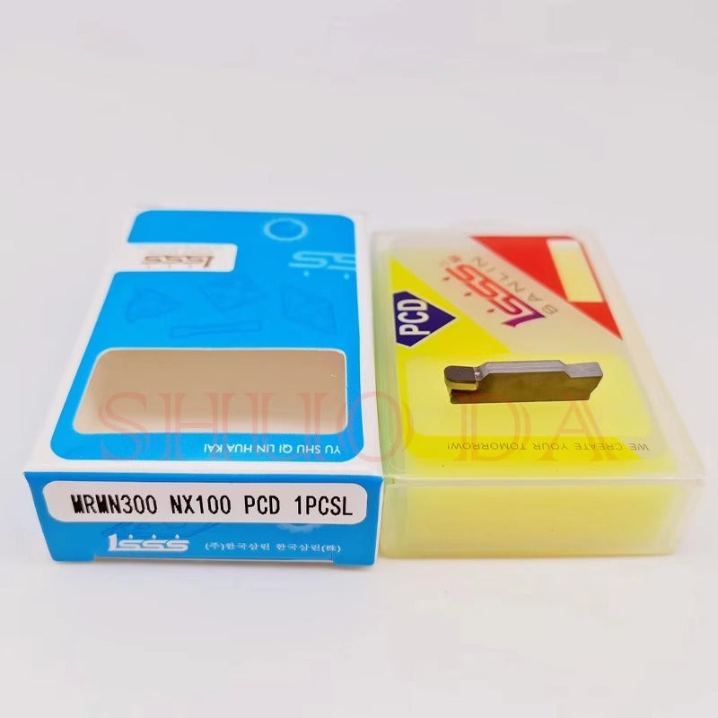 1034-Korea imported diamond cut-off groove blade diamond blade MGMN/MRMN200 300 PCD gemstone cutter grain Shandong Denso Pricision Tools Co.,Ltd.