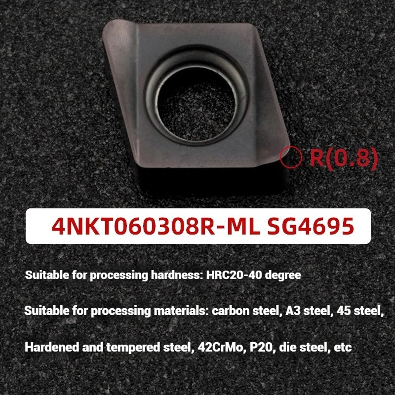 1051-TE90 fast feed milling cutter shank 90 degree right angle square shoulder milling cutter shank 4NKT060308 fast feed milling cutter blade replace 1135 Shandong Denso Pricision Tools Co.,Ltd.