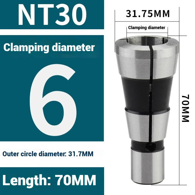 1065-NT30 milling cutter collet 7:24-NT30 milling machine milling cutter chuck threaded 12m straight shank collets