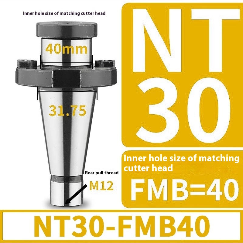 2091-Milling machine spindle shank NT milling shank face milling cutter head shank NT30-7: 24-22/27/32/40 shank Shandong Denso Pricision Tools Co.,Ltd.