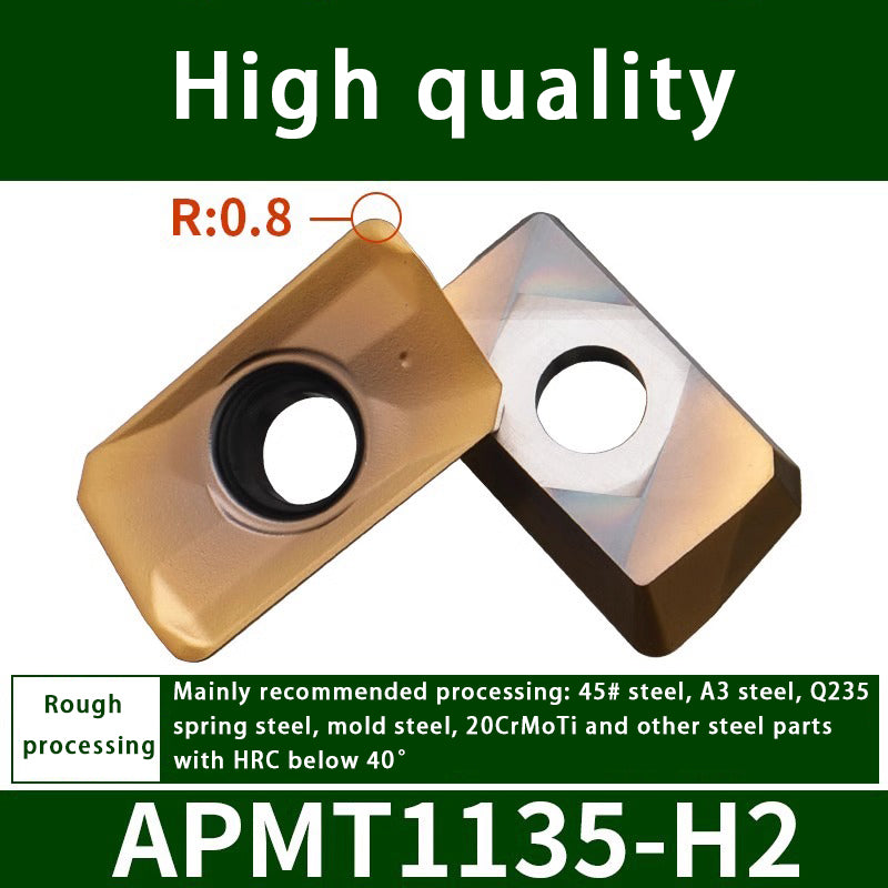 140-CNC milling blade APM T1135 stainless steel special alloy blade Shandong Denso Pricision Tools Co.,Ltd.