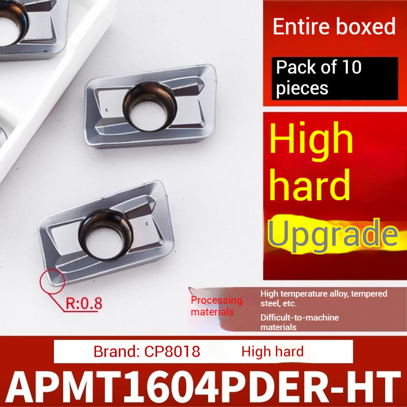 1026-CNC milling inserts APMT1135 carbide 1604 milling inserts fast feed R0.8 coated rough milling cutter grains Shandong Denso Pricision Tools Co.,Ltd.