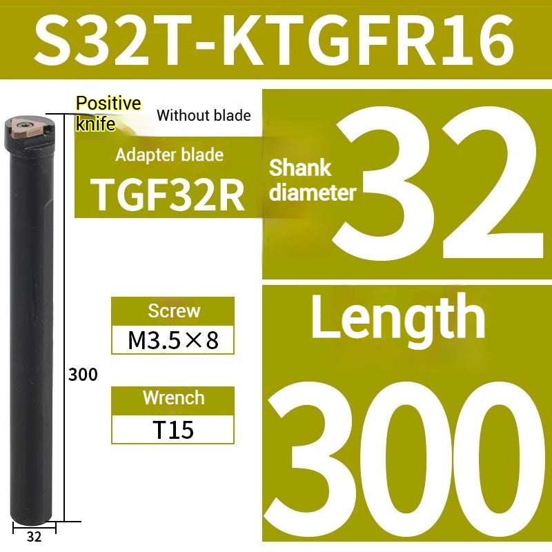 1018-I.D. shallow groove grooving toolholder S16N/S20R/S25S-KTGFR16 Bore Circlip Slot Vertical Shallow Grooving Toolholder Shandong Denso Pricision Tools Co.,Ltd.