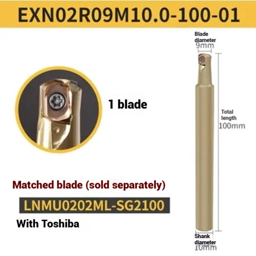 1053-ESE small diameter clear angle milling cutter shanks for 8 10 12 14 16 tungsten carbide milling cutter JDMT070204 double-edged cutter shanks Shandong Denso Pricision Tools Co.,Ltd.