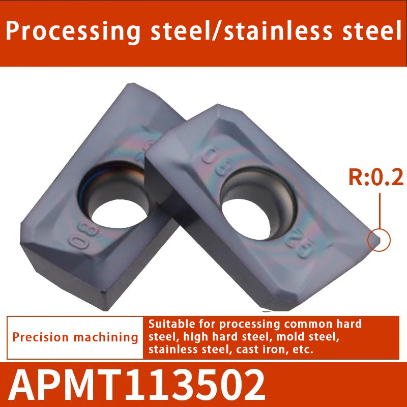140-CNC milling blade APM T1135 stainless steel special alloy blade Shandong Denso Pricision Tools Co.,Ltd.