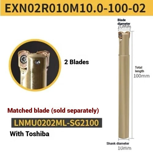 1053-ESE small diameter clear angle milling cutter shanks for 8 10 12 14 16 tungsten carbide milling cutter JDMT070204 double-edged cutter shanks Shandong Denso Pricision Tools Co.,Ltd.