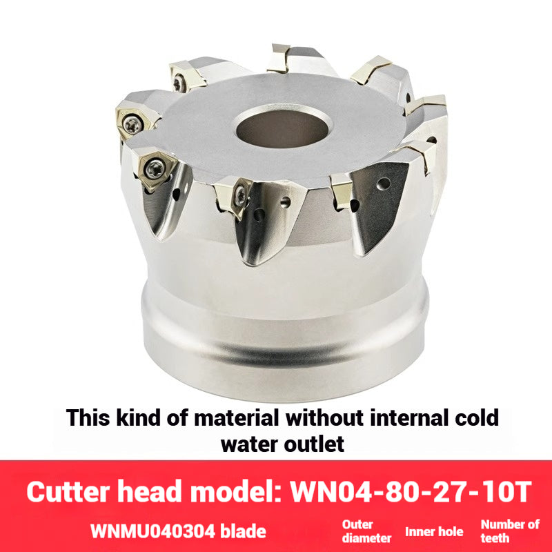 1054-90 degree fast feed WNE heavy cutting MFWN right angle milling cutter shank WNMU040304 double-sided hexagonal milling cutter blade Shandong Denso Pricision Tools Co.,Ltd.